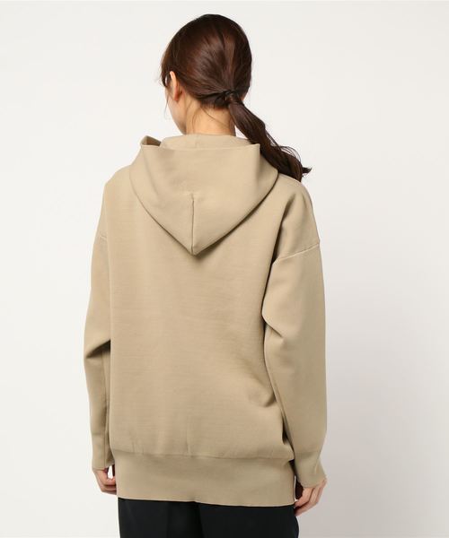 DouDou（ドゥドゥ）の「ニットパーカー（パーカー・レディース・カーキ/アイボリー・FREE）」の3枚目の写真