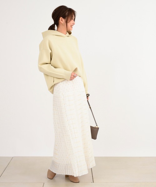 DouDou（ドゥドゥ）の「ニットパーカー（パーカー・レディース・カーキ/アイボリー・FREE）」の19枚目の写真