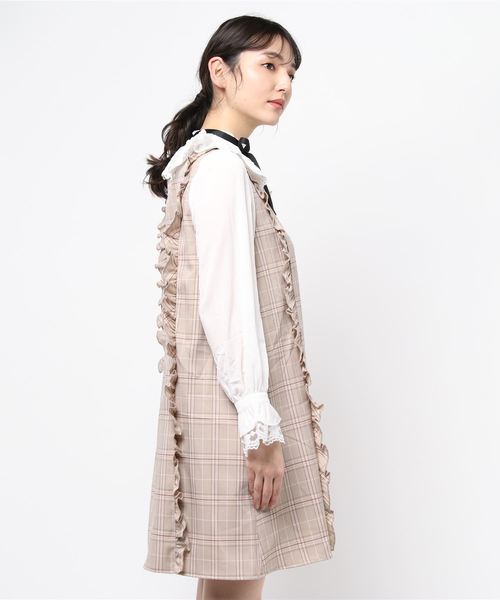 超特価人気sale開催 ワンピース Axes Femme アクシーズファム のワンピース チェックフリルワンピース Fi361x27s を購入できます Axesfemme アクシーズファム のファッション チェックフリルワンピース ワンピース Axes