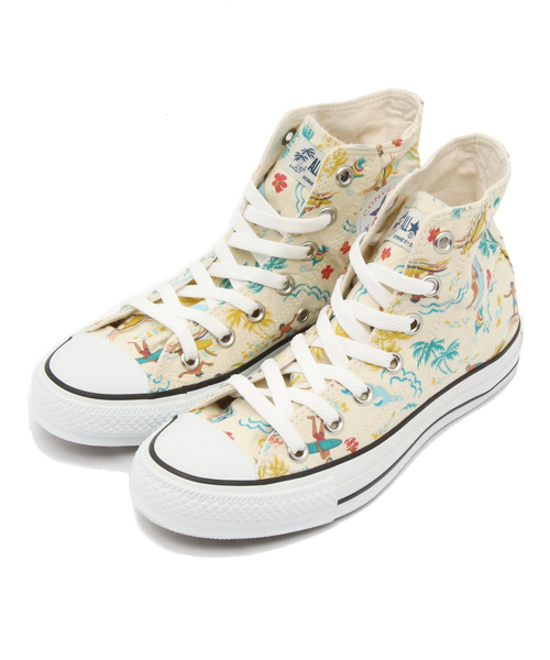 CONVERSE（コンバース）の「コンバース オールスター SURFSHIRTS HI（スニーカー・レディース・ネイビー系/ホワイト系・LARGE/MEDIUM/SMALL）」の2枚目の写真