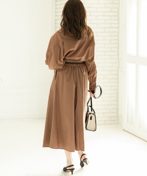 12Twelve Agenda(トゥエルブ アジェンダ)の「コットンテンセルシャツブラウス(シャツ/ブラウス・レディース・ラベンダー/ブラウン/サックスブルー・M)」の7枚目の写真