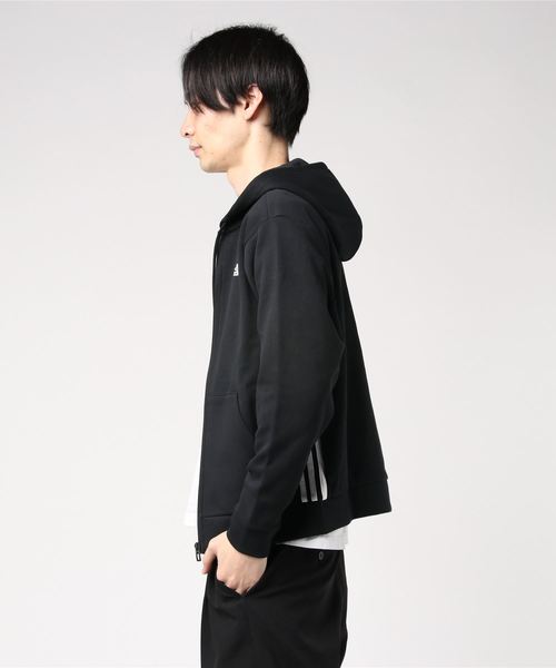 パーカー スウェットパーカー WORD 裏起毛スウェットFZフーディ IK7357 IJM06