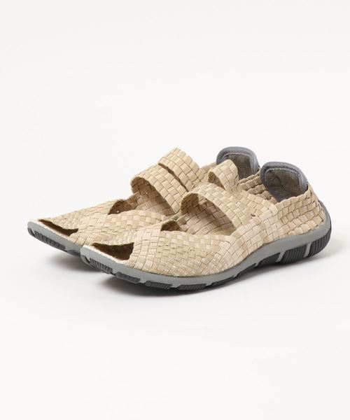 チャイハネ(チャイハネ)の「【チャイハネ】ラメクロスフィットシューズ(サンダル・レディース・ブラック/ベージュ/レッド/カーキ・MEDIUM)」の3枚目の写真