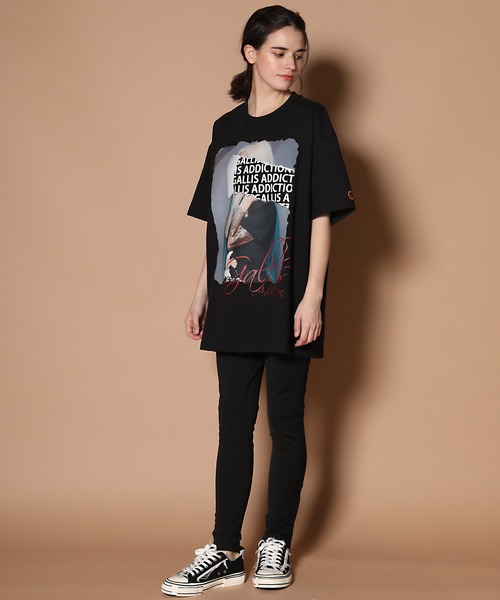 GALLIS ADDICTION（ガリスアディクション）の「GA・LADYグリッターロゴ Tシャツ（Tシャツ/カットソー・メンズ・ミント/ブラック/ホワイト・M/L）」の17枚目の写真