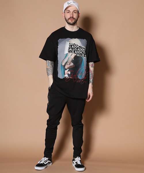 GALLIS ADDICTION（ガリスアディクション）の「GA・LADYグリッターロゴ Tシャツ（Tシャツ/カットソー・メンズ・ミント/ブラック/ホワイト・M/L）」の18枚目の写真