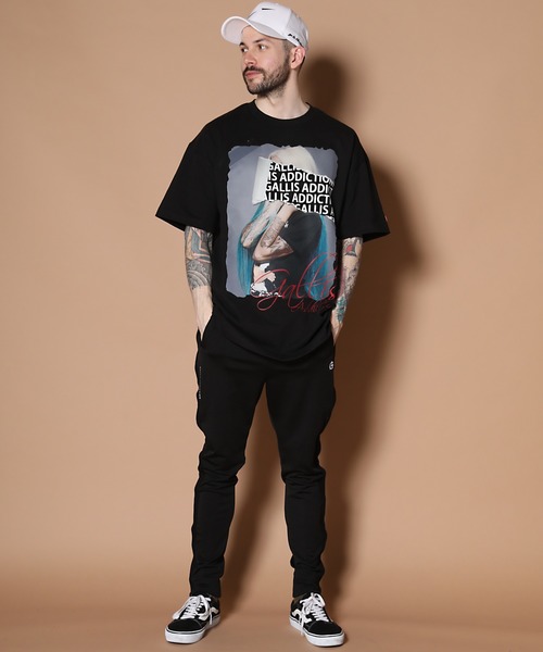 GALLIS ADDICTION（ガリスアディクション）の「GA・LADYグリッターロゴ Tシャツ（Tシャツ/カットソー・メンズ・ミント/ブラック/ホワイト・M/L）」の20枚目の写真