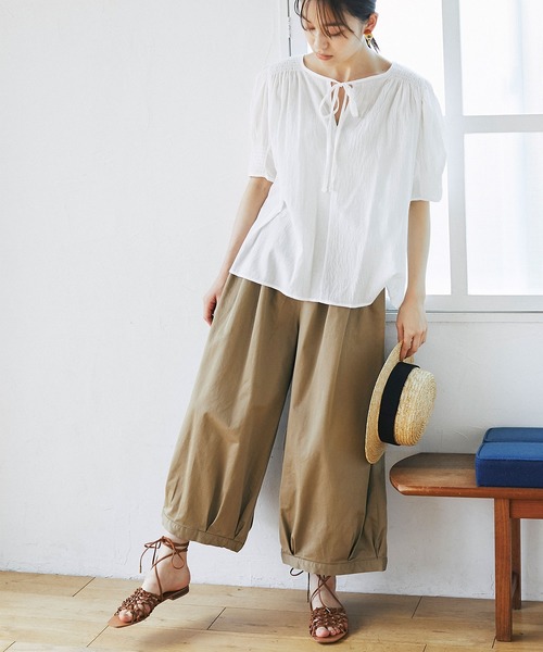 and R（アンドアール）の「ピエロパンツ（その他パンツ・レディース・ブラック/ベージュ/ネイビー・FREE）」の9枚目の写真