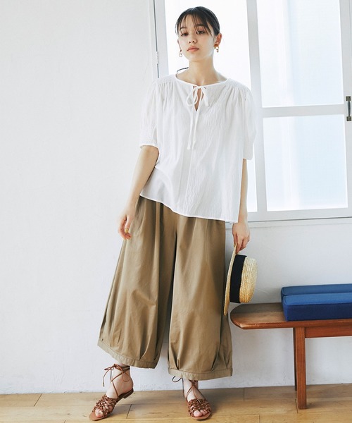 and R（アンドアール）の「ピエロパンツ（その他パンツ・レディース・ブラック/ベージュ/ネイビー・FREE）」の8枚目の写真