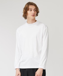 STUDIOUS | 【STUDIOUS】モックネックロングスリーブTシャツ(Tシャツ/カットソー)