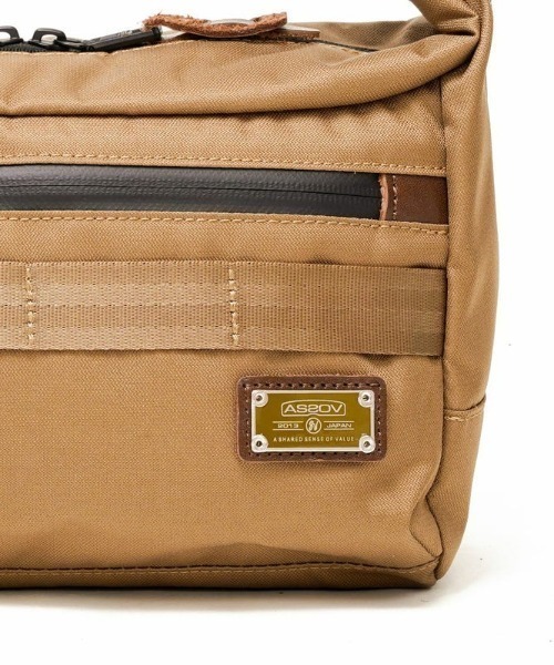 AS2OV(アッソブ)の「【AS2OV/アッソブ】 CORDURA DOBBY 2WAY SHOULDER S / ショルダーバッグ(ショルダーバッグ・メンズ・ブラック/カーキ・FREE)」の9枚目の写真