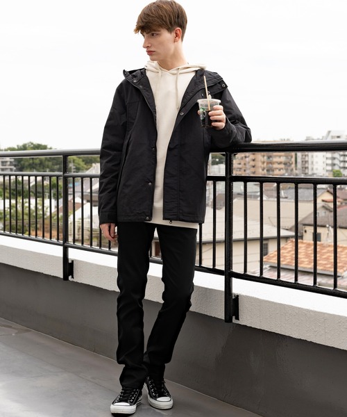 8(eight)(エイト)の「タスランマウンテンパーカーライト(マウンテンパーカー・メンズ・ブラック/オリーブ/ネイビー・MEDIUM/LARGE)」の16枚目の写真