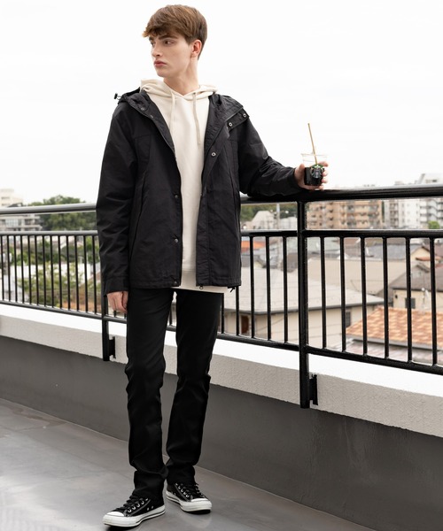 8(eight)(エイト)の「タスランマウンテンパーカーライト(マウンテンパーカー・メンズ・ブラック/オリーブ/ネイビー・MEDIUM/LARGE)」の12枚目の写真