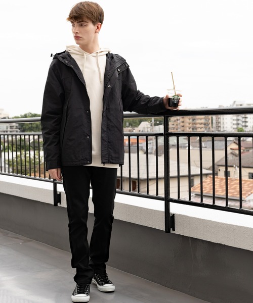 8(eight)(エイト)の「タスランマウンテンパーカーライト(マウンテンパーカー・メンズ・ブラック/オリーブ/ネイビー・MEDIUM/LARGE)」の11枚目の写真