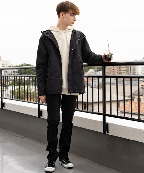 8(eight)(エイト)の「タスランマウンテンパーカーライト(マウンテンパーカー・メンズ・ブラック/オリーブ/ネイビー・MEDIUM/LARGE)」の9枚目の写真