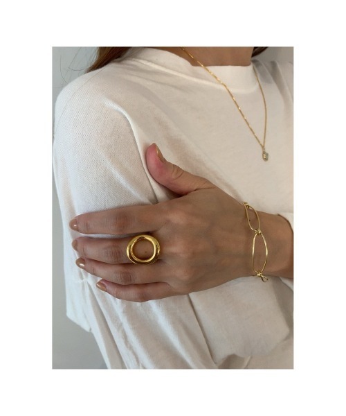 mou(モウ)の「Plump Foop Ring(リング・レディース・シルバー/ゴールド・FREE)」の14枚目の写真