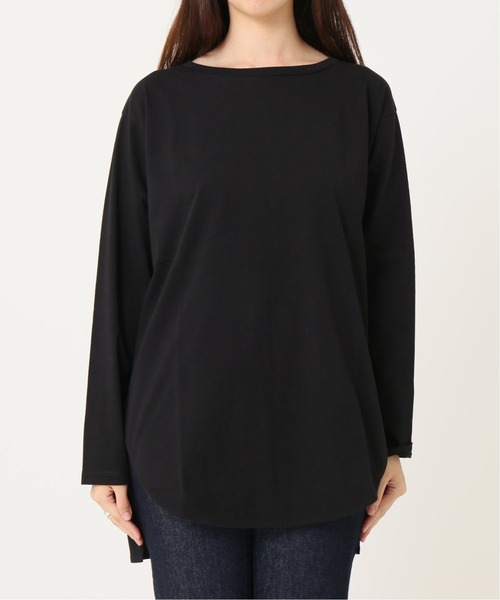 セール】プレミアムコットンNEWラウンドヘムロングスリーブTシャツ◇3