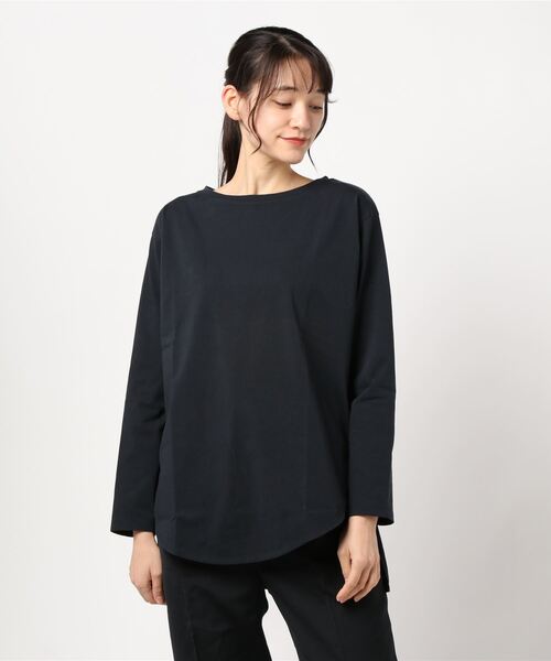 セール】プレミアムコットンNEWラウンドヘムロングスリーブTシャツ◇3