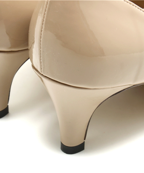 LE TALON（ルタロン）の「6cm エナメルプレーン（パンプス・レディース・ベージュ/ピンク/ブラック・38/36/35.5/37.5/36.5/35）」の10枚目の写真