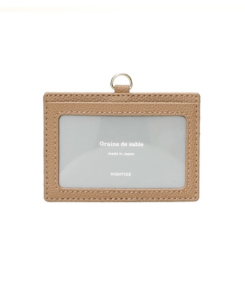 HIGHTIDE(ハイタイド)の「Grains de sable サーブル IDカードホルダー パスケース 定期入れ(パスケース・レディース・ネイビー/グレー/キャメル・FREE)」の9枚目の写真