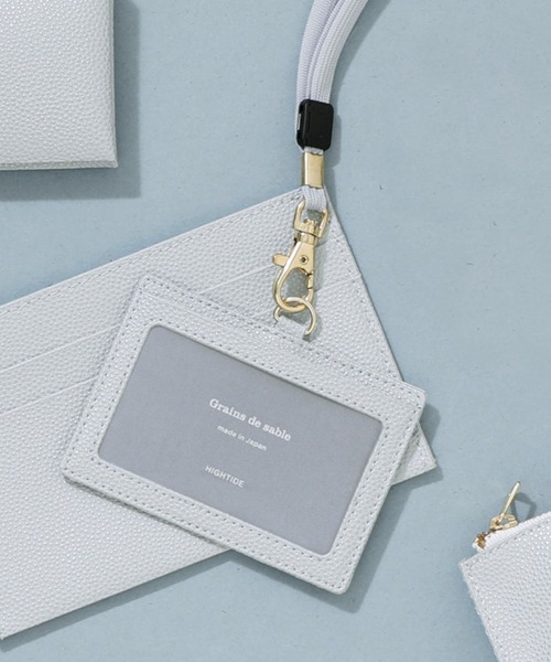 HIGHTIDE(ハイタイド)の「Grains de sable サーブル IDカードホルダー パスケース 定期入れ(パスケース・レディース・ネイビー/グレー/キャメル・FREE)」の12枚目の写真