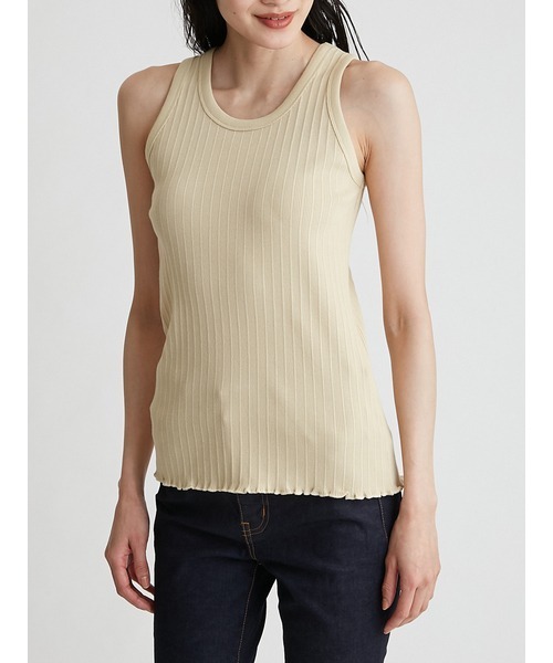 Mila Owen（ミラオーウェン）の「ランダムリブ2wayタンクトップ