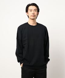 ツートンロングスリーブドロップカットソー