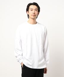 ツートンロングスリーブドロップカットソー