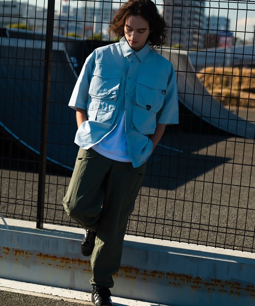 FIRST DOWN SUCKER S/S SHIRTS ファーストダウン サッカー ショートスリーブ シャツ メンズ レディース BLACK ブラック F891028-06 サッカー ショートスリーブ シャツ | SUCKER S/S SHIRTS – FIRST