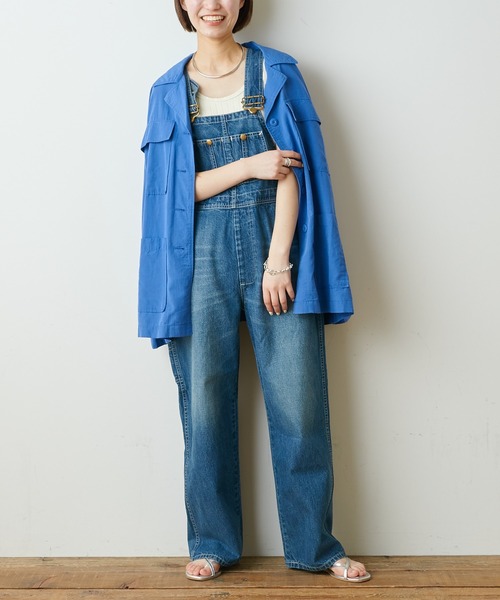 CIAOPANIC TYPY(チャオパニックティピー)の「光沢リネンBIGシャツジャケット(シャツ/ブラウス・レディース・ブルー/チャコールグレー/カーキ・ONE SIZE)」の18枚目の写真