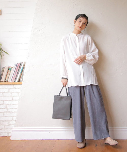 LBC（エルビーシー）の「ペイズリージャカードパンツ（その他パンツ・レディース・チャコールグレー/ベージュ/その他27・M）」の4枚目の写真