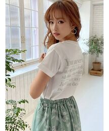 RESEXXY | バックプリントロゴTシャツ(Tシャツ/カットソー)