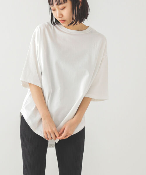 BeAMS DOT（ビームスドット）の「【WEB限定】BeAMS DOT / SHARE YOUR HEART オーバーサイズTシャツ（Tシャツ/カットソー・レディース・レッド系その他2/ホワイト・FREE）」の2枚目の写真