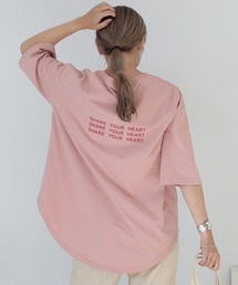 BeAMS DOT | 【WEB限定】BeAMS DOT / SHARE YOUR HEART オーバーサイズTシャツ(Tシャツ/カットソー)