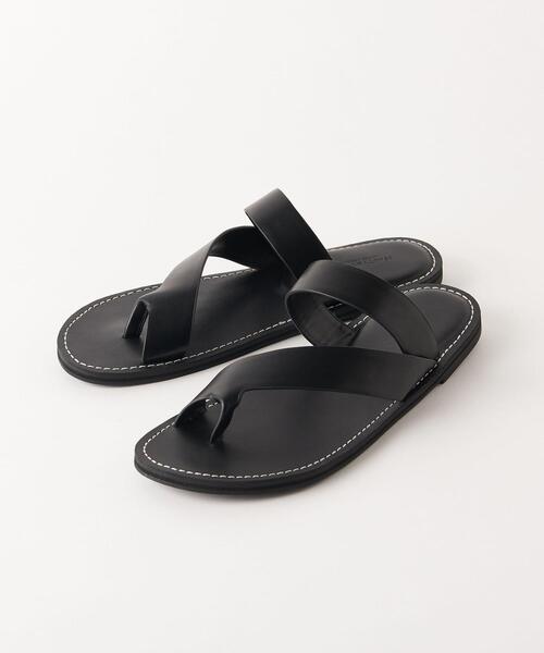 BEAUTY&YOUTH UNITED ARROWS（ビューティーアンドユースユナイテッドアローズ）の「BY クロストング サンダル（サンダル・メンズ・ブラック/ダークブラウン・8/10/9/7）」の3枚目の写真