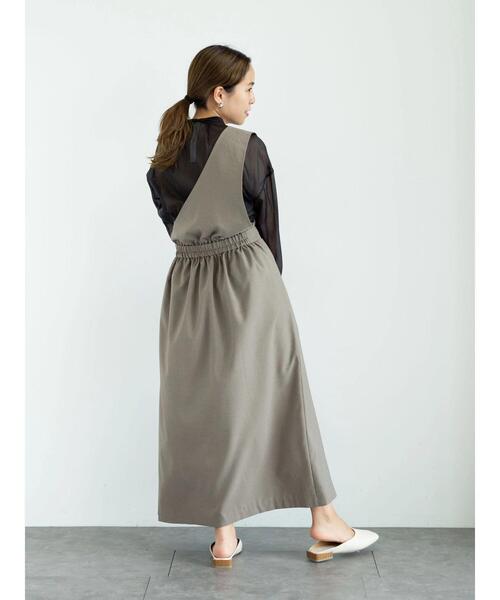 Good ワンショルダープリーツワンピース ワンピース Garage Good Garage Of ワンピース Clothing ガレージオブグッドクロージング のファッション