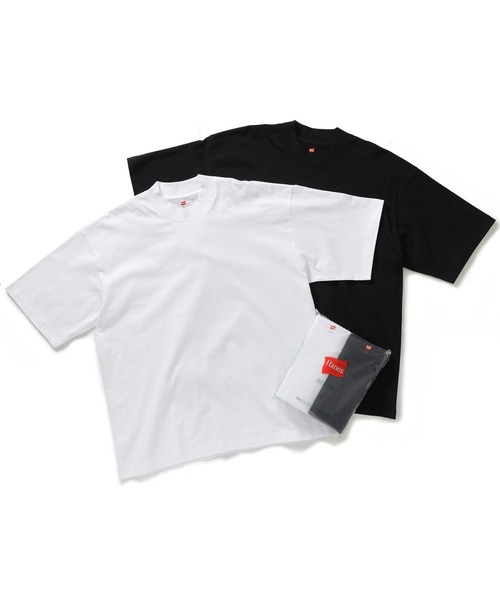 Hanes For Biotop 2p Mock Neck T Shirts Unisex Tシャツ カットソー Hanes ヘインズ のファッション通販 Zozotown