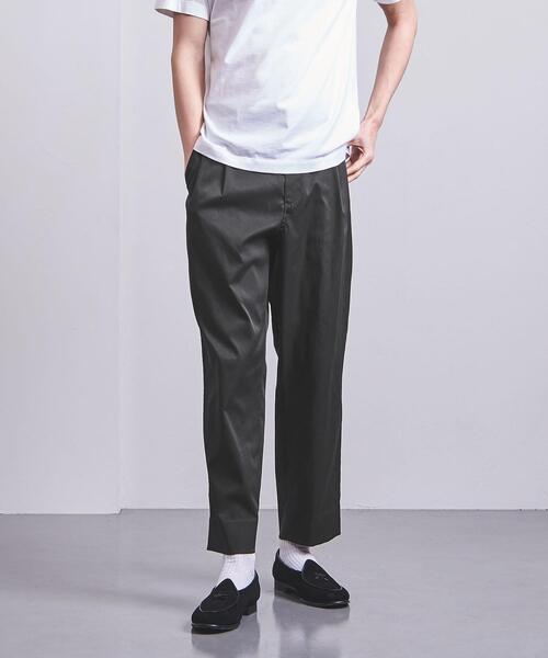 UNITED ARROWS（ユナイテッドアローズ）の「＜UNITED ARROWS＞ ツイル ストレッチ 1プリーツ ワイドテーパード "Carrot"（その他パンツ・メンズ・ダークグレー/モカ/ナチュラル・SMALL/MEDIUM/LARGE/X-LARGE）」の5枚目の写真