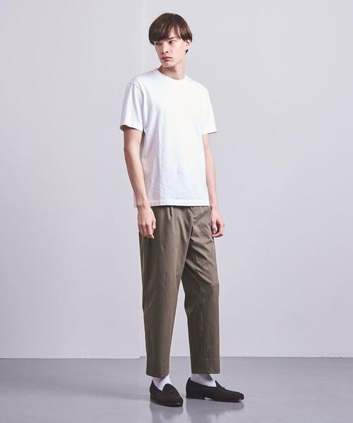 UNITED ARROWS（ユナイテッドアローズ）の「＜UNITED ARROWS＞ ツイル ストレッチ 1プリーツ ワイドテーパード "Carrot"（その他パンツ・メンズ・ダークグレー/モカ/ナチュラル・SMALL/MEDIUM/LARGE/X-LARGE）」の4枚目の写真