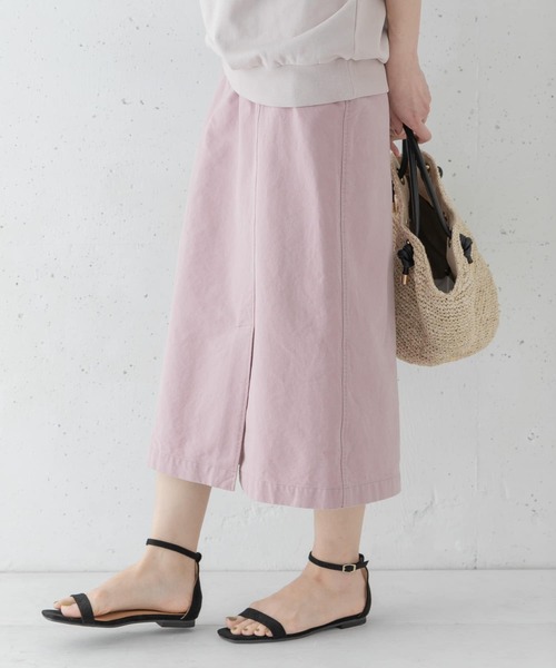 URBAN RESEARCH Sonny Label(アーバンリサーチサニーレーベル)の「スリットヘムミディスカート(スカート・レディース・ベージュ/カーキ/ピンク・38/36)」の3枚目の写真