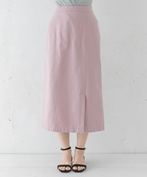 URBAN RESEARCH Sonny Label(アーバンリサーチサニーレーベル)の「スリットヘムミディスカート(スカート・レディース・ベージュ/カーキ/ピンク・38/36)」の17枚目の写真