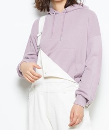 WEGO/カラードロップショルダーパーカー