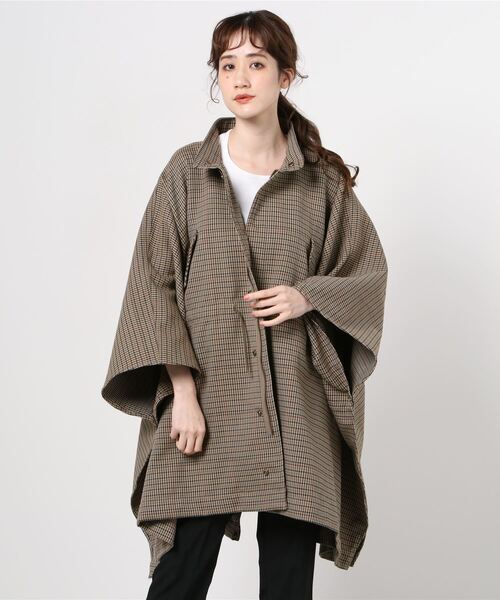 forte forte ポンチョ オーバー ラップ コート ベージュ forte forte ポンチョ オーバー ラップ コート ベージュ forte