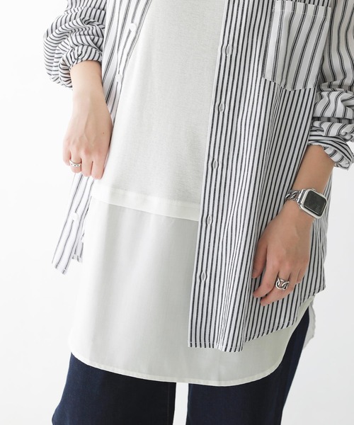 n'OrLABEL(ノアールレーベル)の「【機能素材】『レイヤードタンクトップ』(タンクトップ・レディース・カーキ/ブラック/グレー/オフホワイト・2/1)」の2枚目の写真