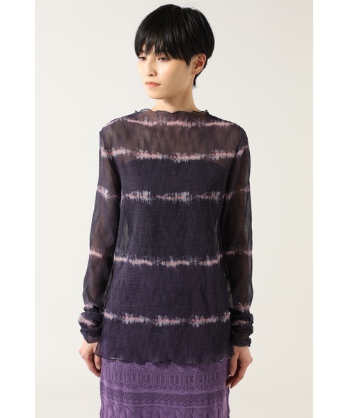 ROSE BUD（ローズバッド）の「シアーインナーカットソー（スウェット・レディース・ブラック/ホワイト/ネイビー・ONE SIZE）」の7枚目の写真