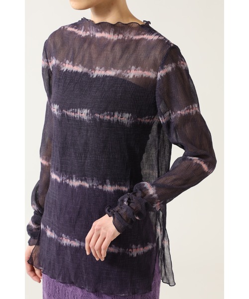 ROSE BUD（ローズバッド）の「シアーインナーカットソー（スウェット・レディース・ブラック/ホワイト/ネイビー・ONE SIZE）」の14枚目の写真