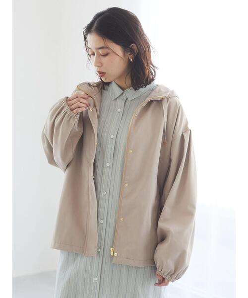 ELENCARE DUE（エレンカーレデュエ）の「・ELENCARE DUE デザインマウンテンパーカー＊（マウンテンパーカー・レディース・ベージュ/アイボリー/ネイビー/ブラック・FREE）」の9枚目の写真