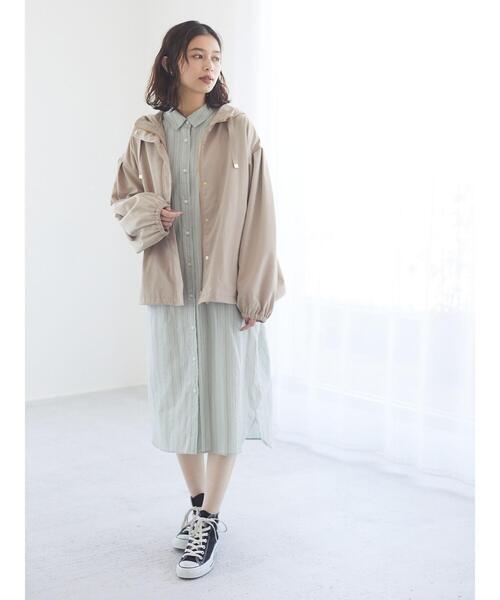 ELENCARE DUE（エレンカーレデュエ）の「・ELENCARE DUE デザインマウンテンパーカー＊（マウンテンパーカー・レディース・ベージュ/アイボリー/ネイビー/ブラック・FREE）」の11枚目の写真