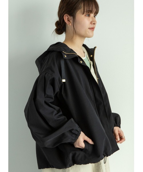 ELENCARE DUE（エレンカーレデュエ）の「・ELENCARE DUE デザインマウンテンパーカー＊（マウンテンパーカー・レディース・ベージュ/アイボリー/ネイビー/ブラック・FREE）」の5枚目の写真