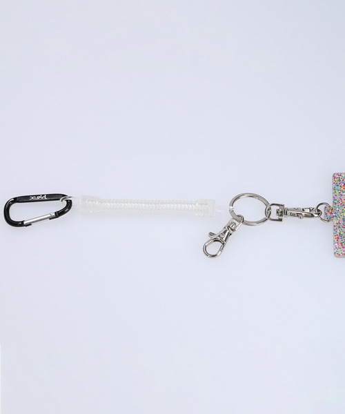 X-girl（エックスガール）の「MILLS LOGO RUBBER PASS CASE（パス