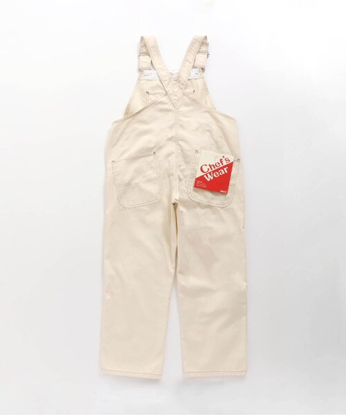 BREEZE（ブリーズ）の「シェフサロペット 10分丈（サロペット/オーバーオール・キッズ・インディゴブルー/その他10/アイボリー・80/90/110/100/130/120）」の5枚目の写真